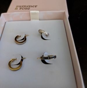 Summer & Rose small hoop earrings